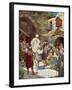 The Wise Men arrive at Bethlehem - Bible-William Brassey Hole-Framed Premium Giclee Print