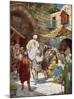 The Wise Men arrive at Bethlehem - Bible-William Brassey Hole-Mounted Premium Giclee Print