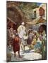 The Wise Men arrive at Bethlehem - Bible-William Brassey Hole-Mounted Giclee Print