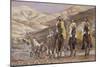 The Wise Men Journeying to Bethlehem, Illustration for 'The Life of Christ', C.1886-94-James Tissot-Mounted Giclee Print