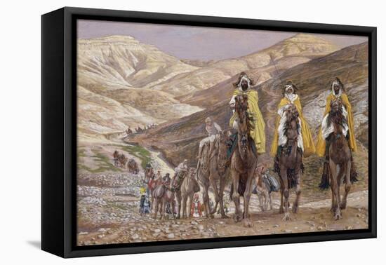 The Wise Men Journeying to Bethlehem, Illustration for 'The Life of Christ', C.1886-94-James Tissot-Framed Stretched Canvas