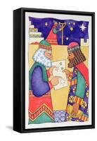 The Wise Men Looking for the Star of Bethlehem-Cathy Baxter-Framed Stretched Canvas