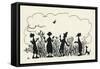 The Wise Men of Gotham-Arthur Rackham-Framed Stretched Canvas