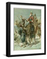 The Wise Men Seeking Jesus-Ambrose Dudley-Framed Giclee Print