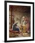 The Wise Men visit the baby Jesus - Bible-William Brassey Hole-Framed Giclee Print