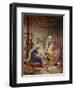 The Wise Men visit the baby Jesus - Bible-William Brassey Hole-Framed Giclee Print