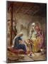The Wise Men visit the baby Jesus - Bible-William Brassey Hole-Mounted Giclee Print