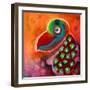 The Wise Parrot-Susse Volander-Framed Art Print