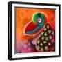 The Wise Parrot-Susse Volander-Framed Art Print