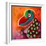 The Wise Parrot-Susse Volander-Framed Art Print