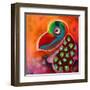 The Wise Parrot-Susse Volander-Framed Art Print