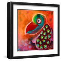 The Wise Parrot-Susse Volander-Framed Art Print