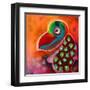 The Wise Parrot-Susse Volander-Framed Art Print