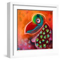 The Wise Parrot-Susse Volander-Framed Art Print