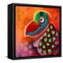 The Wise Parrot-Susse Volander-Framed Stretched Canvas