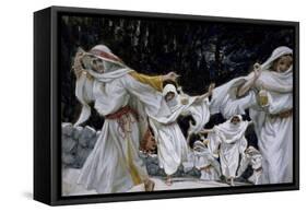 The Wise Virgins, Illustration for 'The Life of Christ', C.1886-94-James Tissot-Framed Stretched Canvas