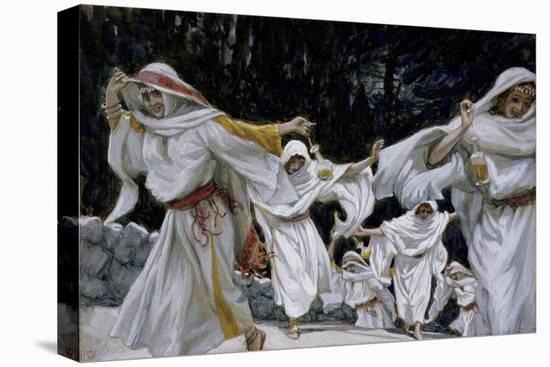 The Wise Virgins, Illustration for 'The Life of Christ', C.1886-94-James Tissot-Stretched Canvas