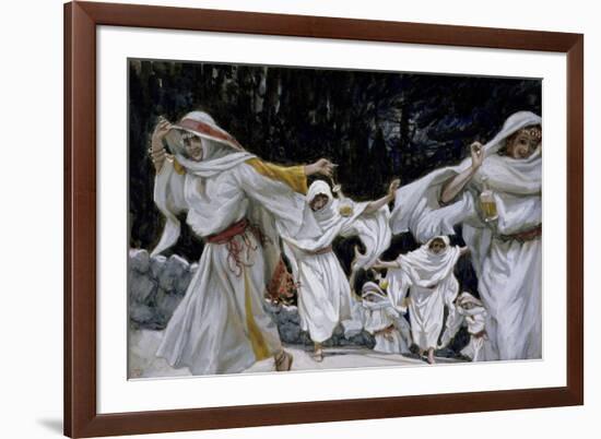 The Wise Virgins, Illustration for 'The Life of Christ', C.1886-94-James Tissot-Framed Giclee Print