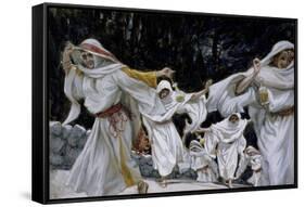 The Wise Virgins, Illustration for 'The Life of Christ', C.1886-94-James Tissot-Framed Stretched Canvas