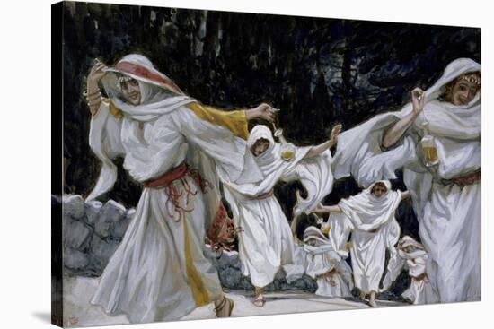 The Wise Virgins, Illustration for 'The Life of Christ', C.1886-94-James Tissot-Stretched Canvas
