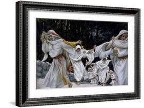 The Wise Virgins, Illustration for 'The Life of Christ', C.1886-94-James Tissot-Framed Giclee Print