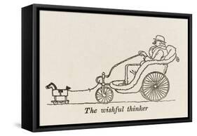 The Wishful Thinker-William Heath Robinson-Framed Stretched Canvas