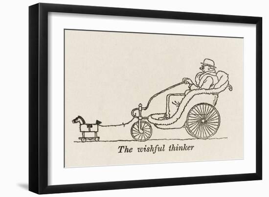 The Wishful Thinker-William Heath Robinson-Framed Art Print