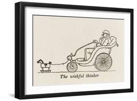 The Wishful Thinker-William Heath Robinson-Framed Art Print