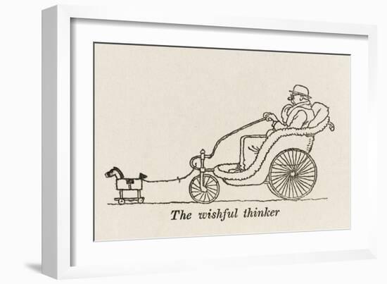 The Wishful Thinker-William Heath Robinson-Framed Art Print