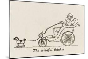 The Wishful Thinker-William Heath Robinson-Mounted Art Print