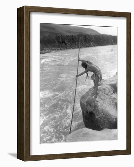 The Wishham Fisherman-Edward S^ Curtis-Framed Photo