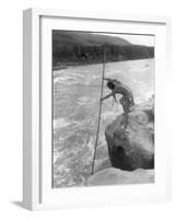 The Wishham Fisherman-Edward S^ Curtis-Framed Photo