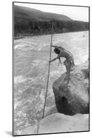 The Wishham Fisherman-Edward S. Curtis-Mounted Art Print