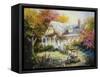 The Wishing Well-Nicky Boehme-Framed Stretched Canvas