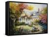 The Wishing Well-Nicky Boehme-Framed Stretched Canvas