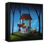 The Wishing Well-Cindy Thornton-Framed Stretched Canvas