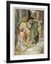 The Witch and Her Cat Find Hansel and Grethel-Anne Anderson-Framed Art Print