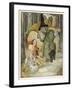 The Witch and Her Cat Find Hansel and Grethel-Anne Anderson-Framed Art Print