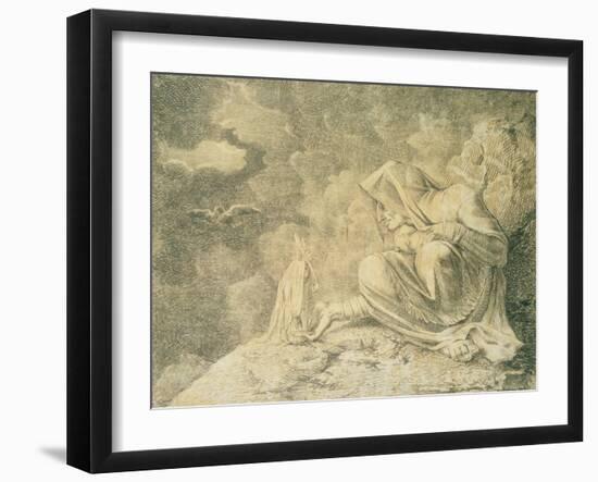 The Witch and the Mandrake, 18th Century-Henry Fuseli-Framed Giclee Print