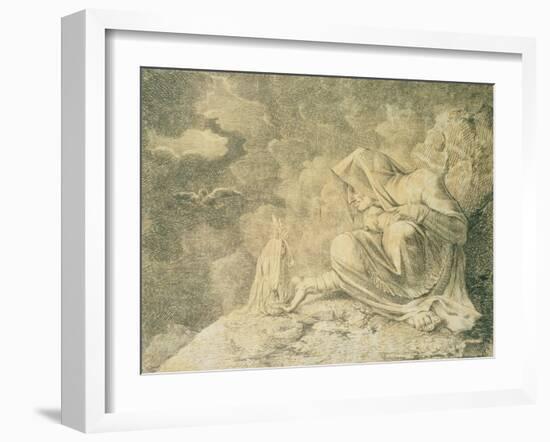 The Witch and the Mandrake, 18th Century-Henry Fuseli-Framed Giclee Print