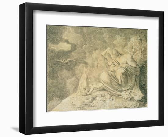 The Witch and the Mandrake, 18th Century-Henry Fuseli-Framed Premium Giclee Print