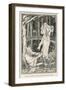 The Witch-Maiden Sees the Young Man Under a Tree-Henry Justice Ford-Framed Photographic Print