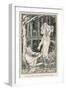 The Witch-Maiden Sees the Young Man Under a Tree-Henry Justice Ford-Framed Photographic Print