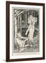 The Witch-Maiden Sees the Young Man Under a Tree-Henry Justice Ford-Framed Photographic Print