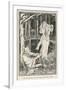 The Witch-Maiden Sees the Young Man Under a Tree-Henry Justice Ford-Framed Photographic Print