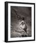 The Witch on Her Broomstick-null-Framed Giclee Print