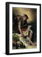 The Witch's Daughter, 1881-Carl Larsson-Framed Giclee Print