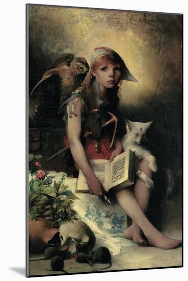 The Witch's Daughter, 1881-Carl Larsson-Mounted Giclee Print