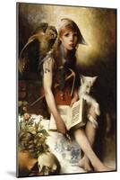 The Witch's Daughter-Carl Larsson-Mounted Giclee Print