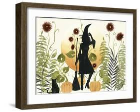 The Witch's Garden II-Grace Popp-Framed Art Print
